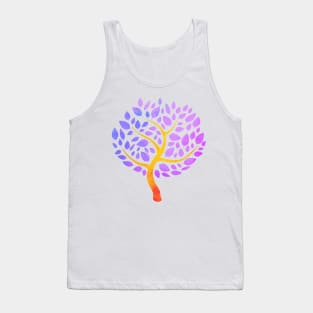 Purple Tree Of Life Tank Top